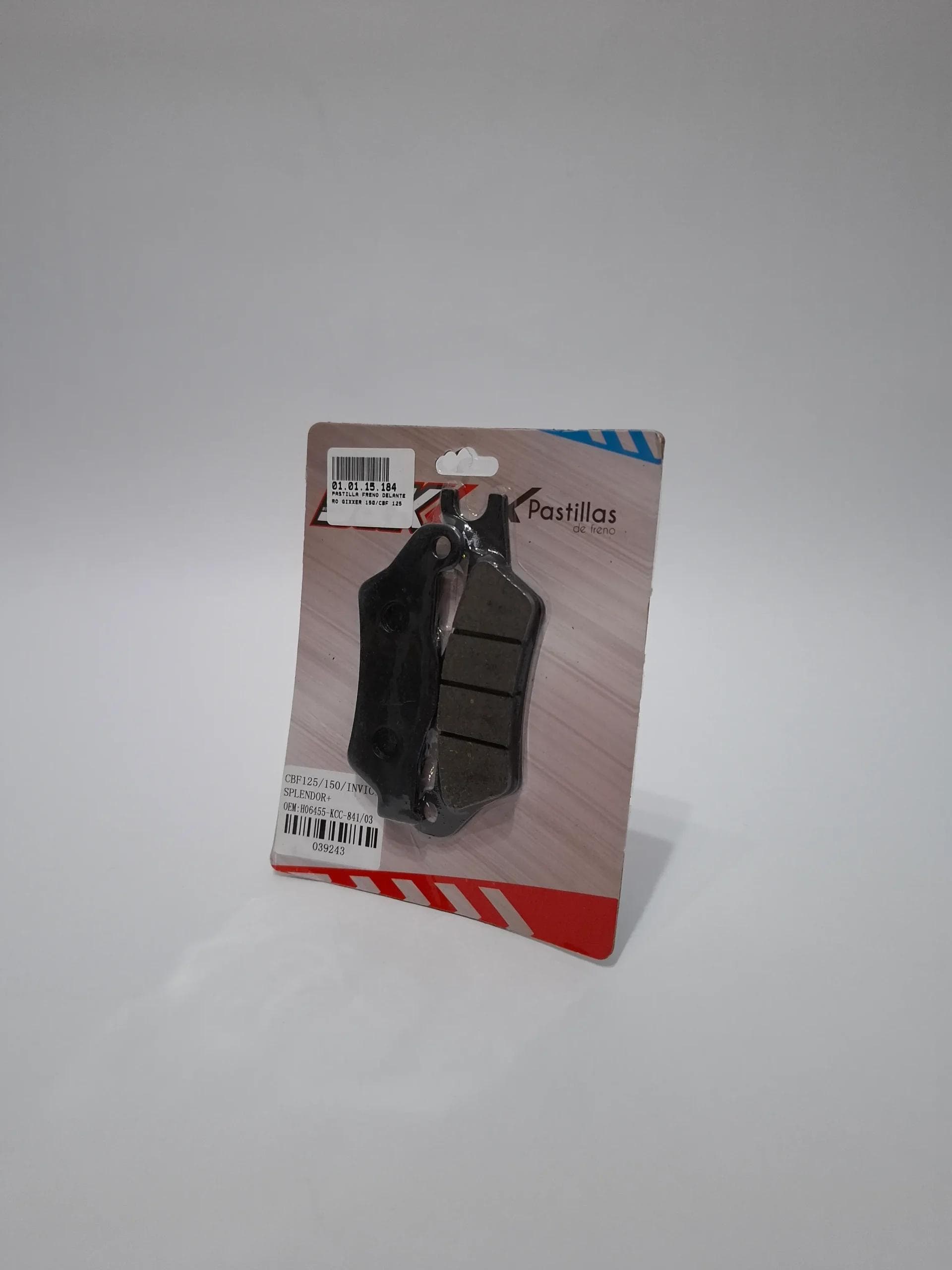 Pastilla freno delantero gixxer150 cbf125